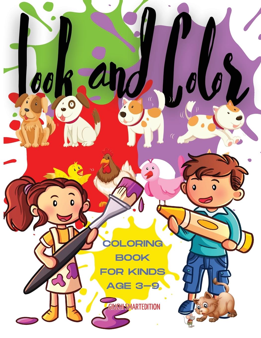 Vorderes Coverbild Look and Color - coloring book