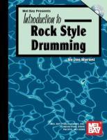 Vorderes Coverbild Introduction to Rock Style Drumming [With CD]