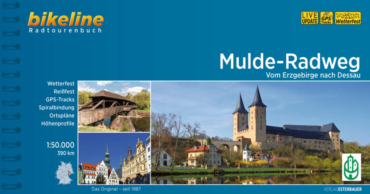 Vorderes Coverbild Mulde-Radweg 1 : 50.000