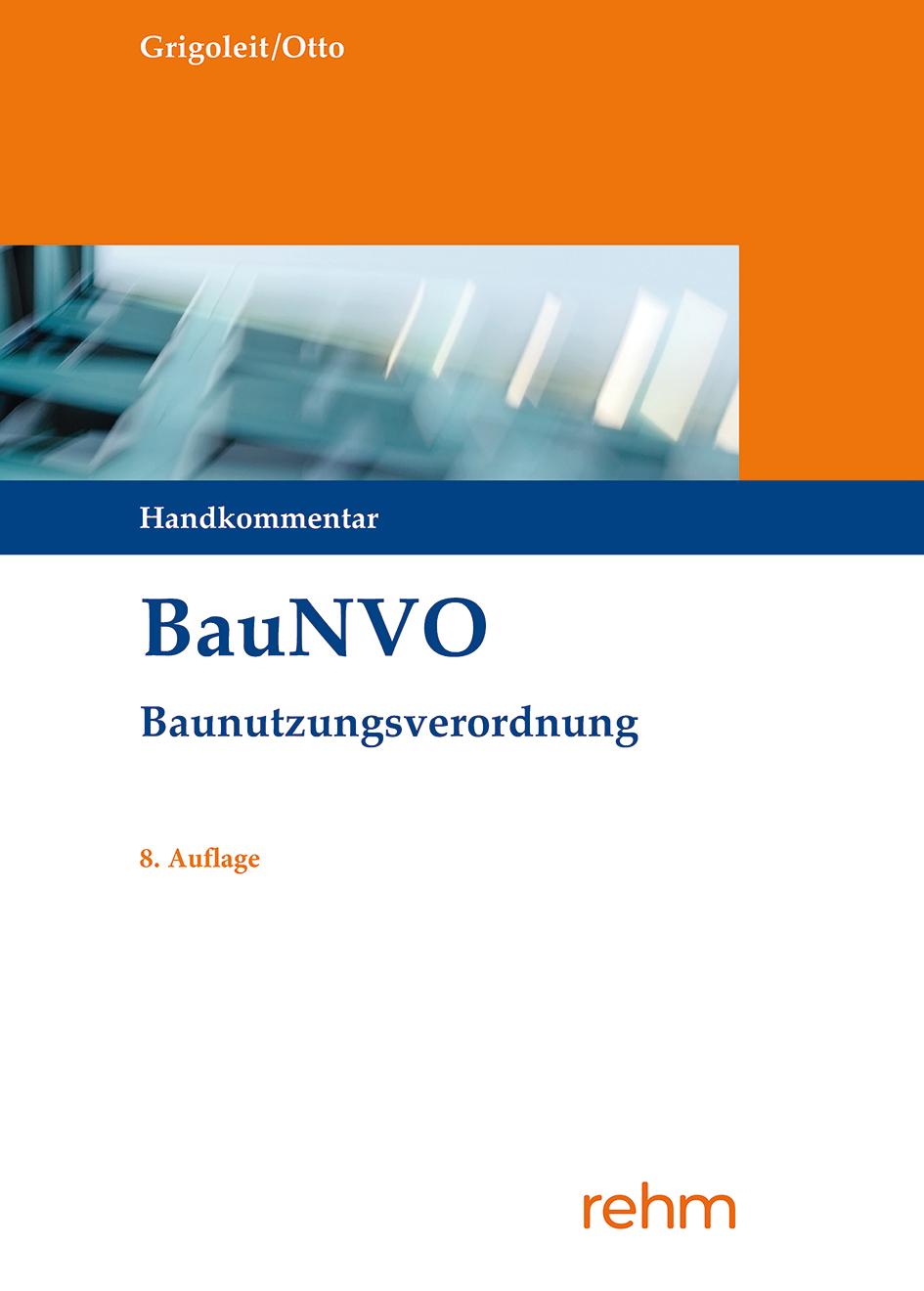 Vorderes Coverbild BauNVO - Baunutzungsverordnung