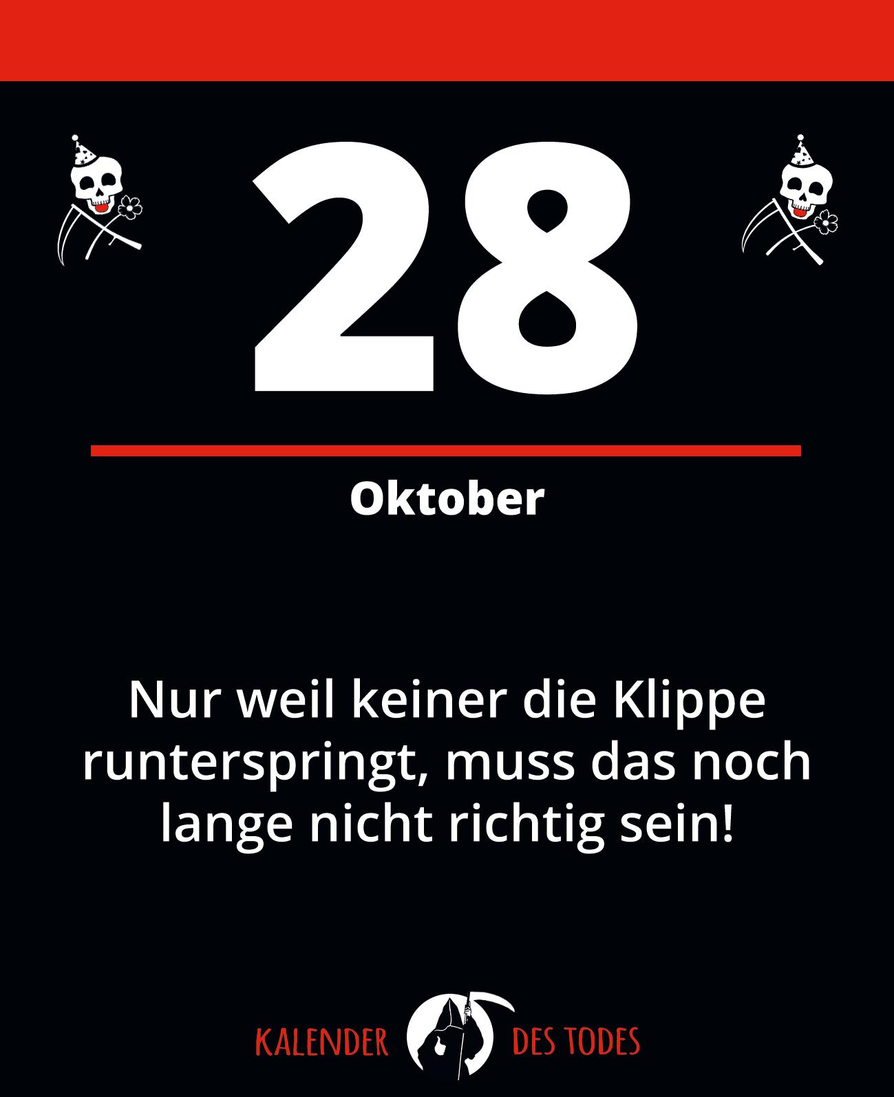 Beispielinhalt (Bild) Der schwarze Kalender