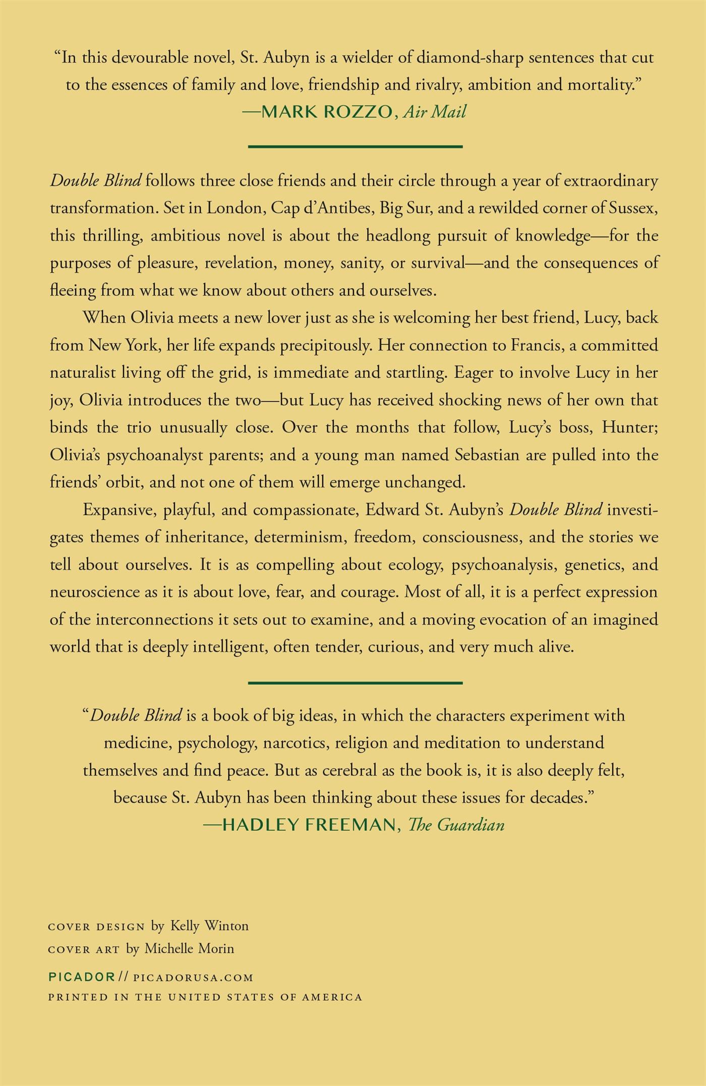 Rückseitencover Double Blind