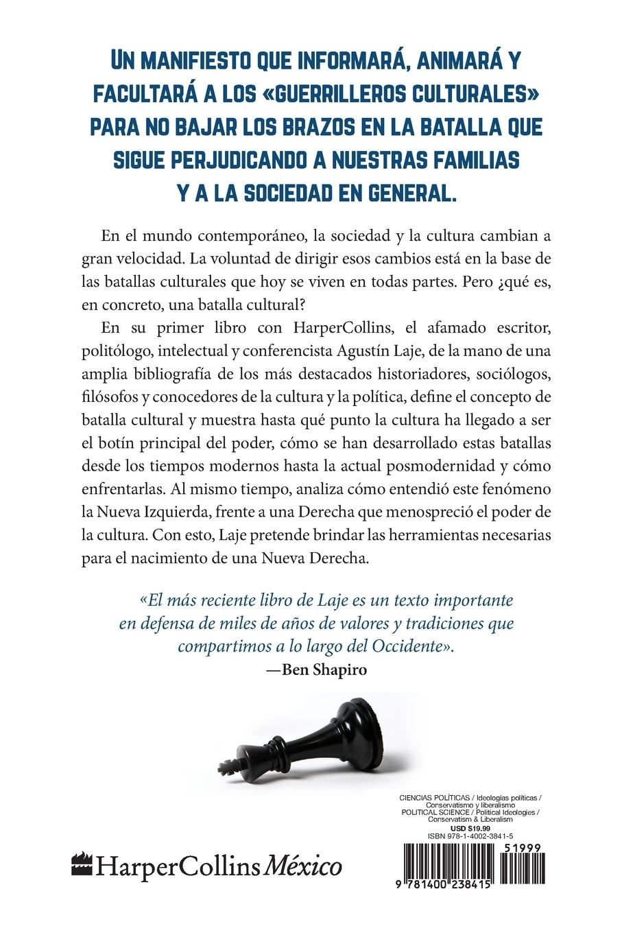 Rückseitencover La batalla cultural