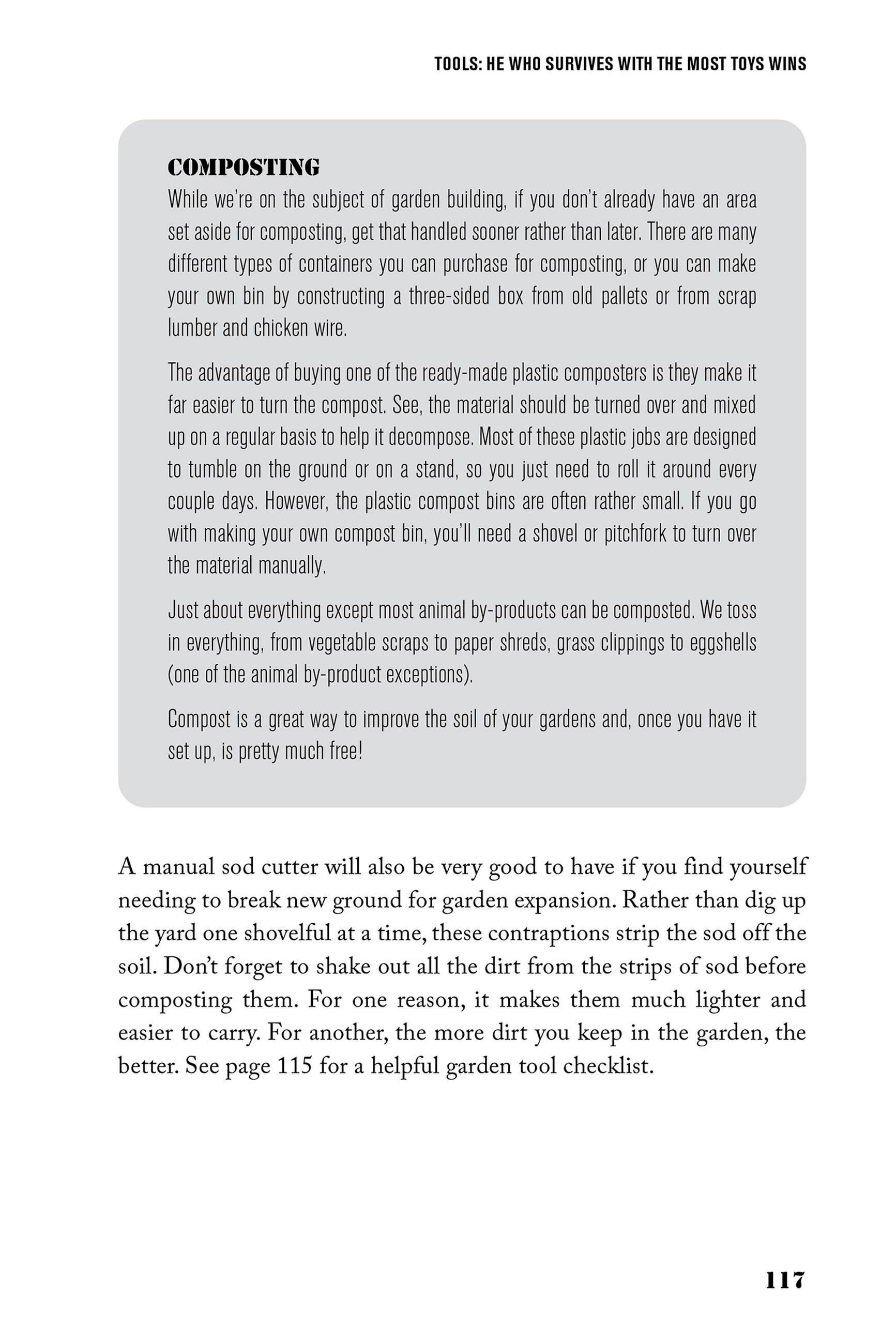 Beispielinhalt (Bild) Prepper's Long-Term Survival Guide