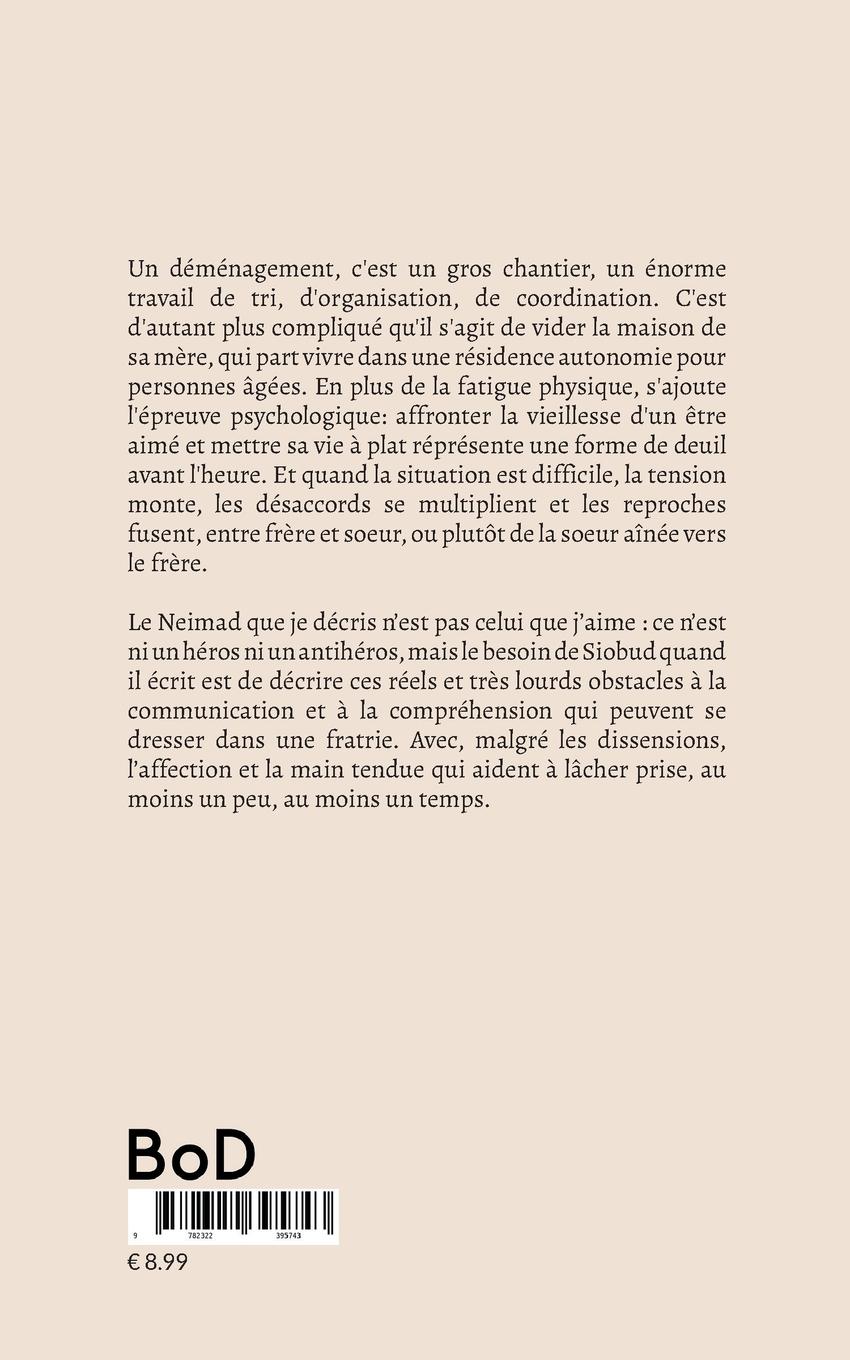 Rückseitencover Un déménagement presque normal