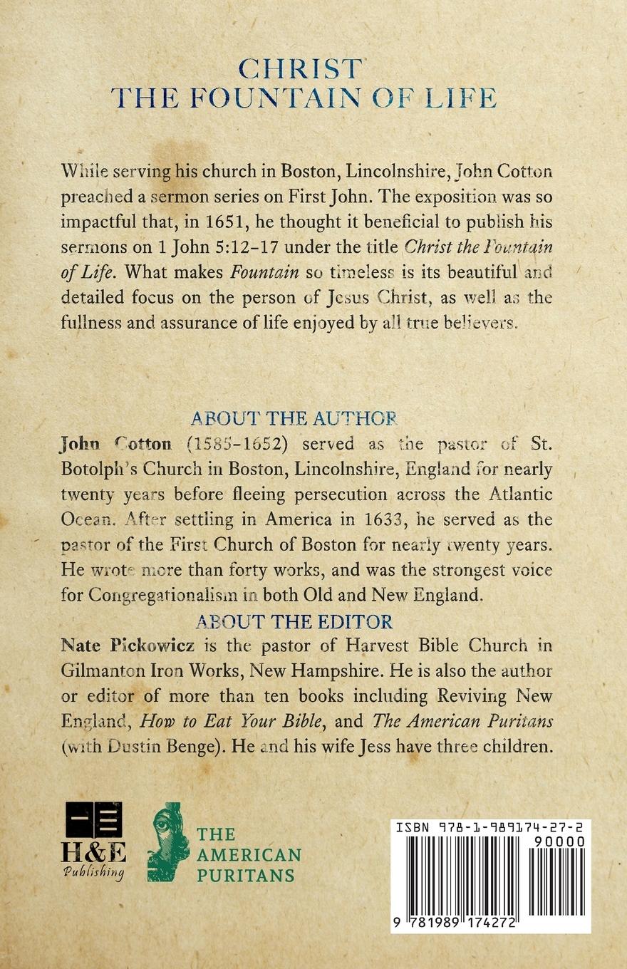 Rückseitencover Christ the Fountain of Life