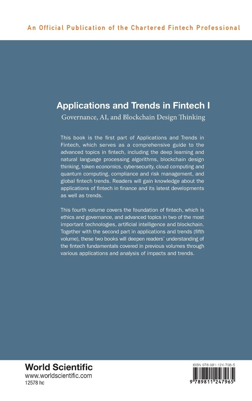 Rückseitencover APPLICATIONS AND TRENDS IN FINTECH I