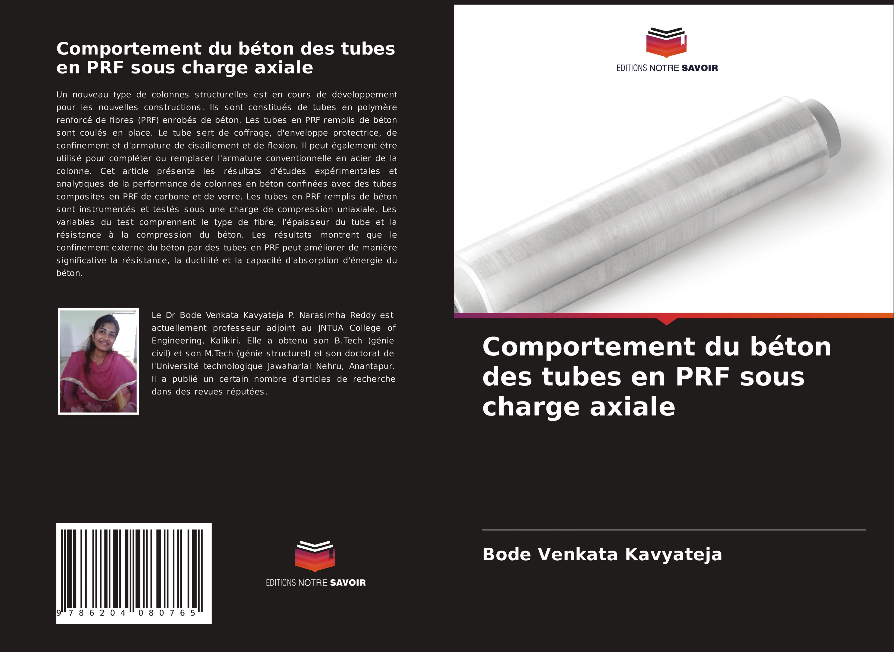 Vorderes Coverbild Comportement du béton des tubes en PRF sous charge axiale