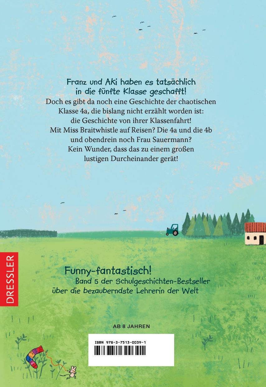 Rückseitencover Miss Braitwhistle 5. Klassenreise mit Miss Braitwhistle