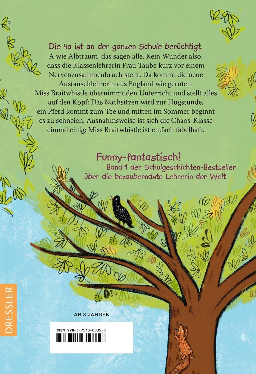 Rückseitencover Miss Braitwhistle 1. Die fabelhafte Miss Braitwhistle