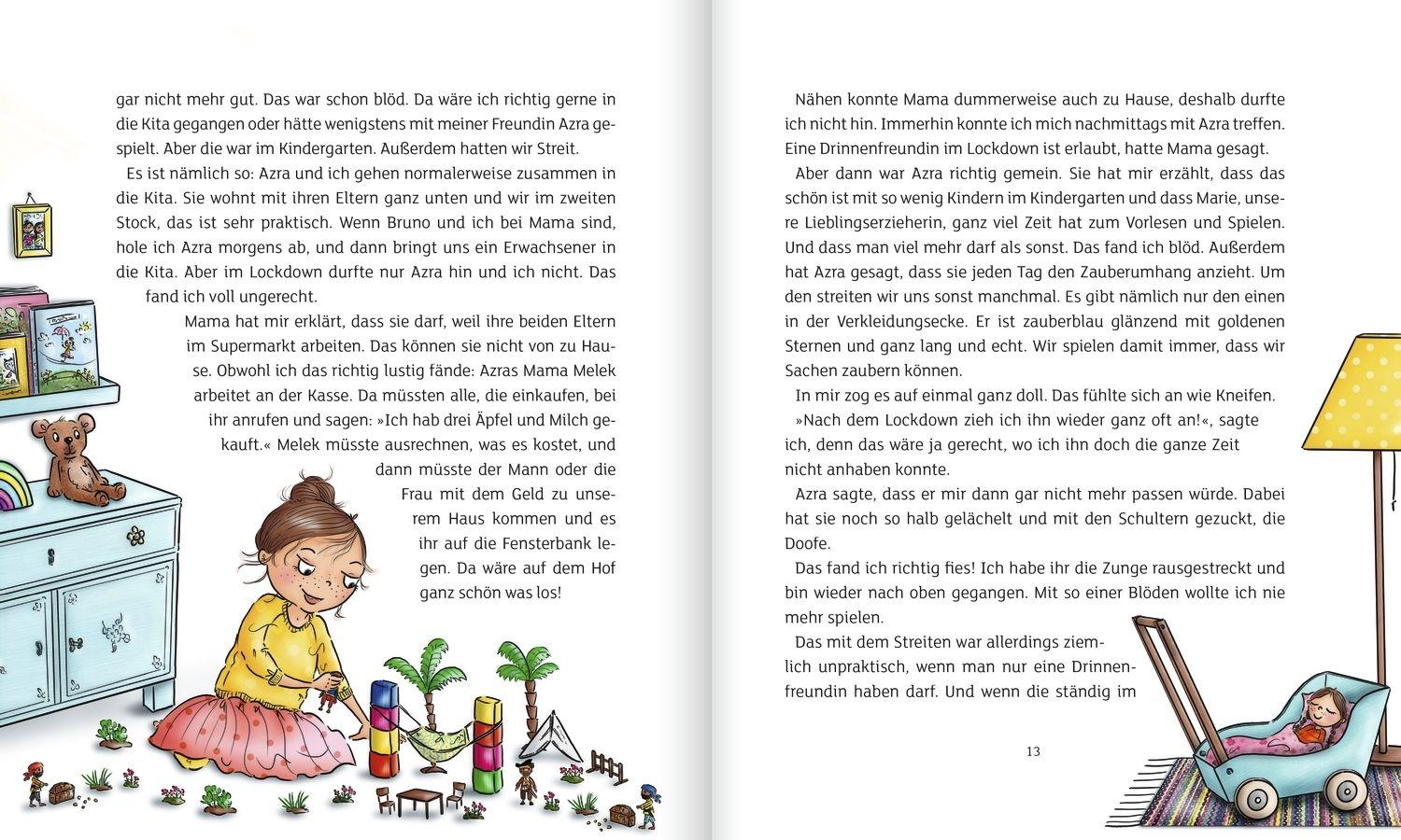 Beispielinhalt (Bild) Tillys Kinderkram. Tilly trickst Corona aus