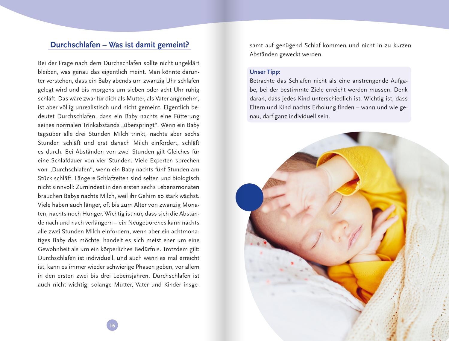 Beispielinhalt (Bild) Ich liebe Schlaf! Mein Baby auch!