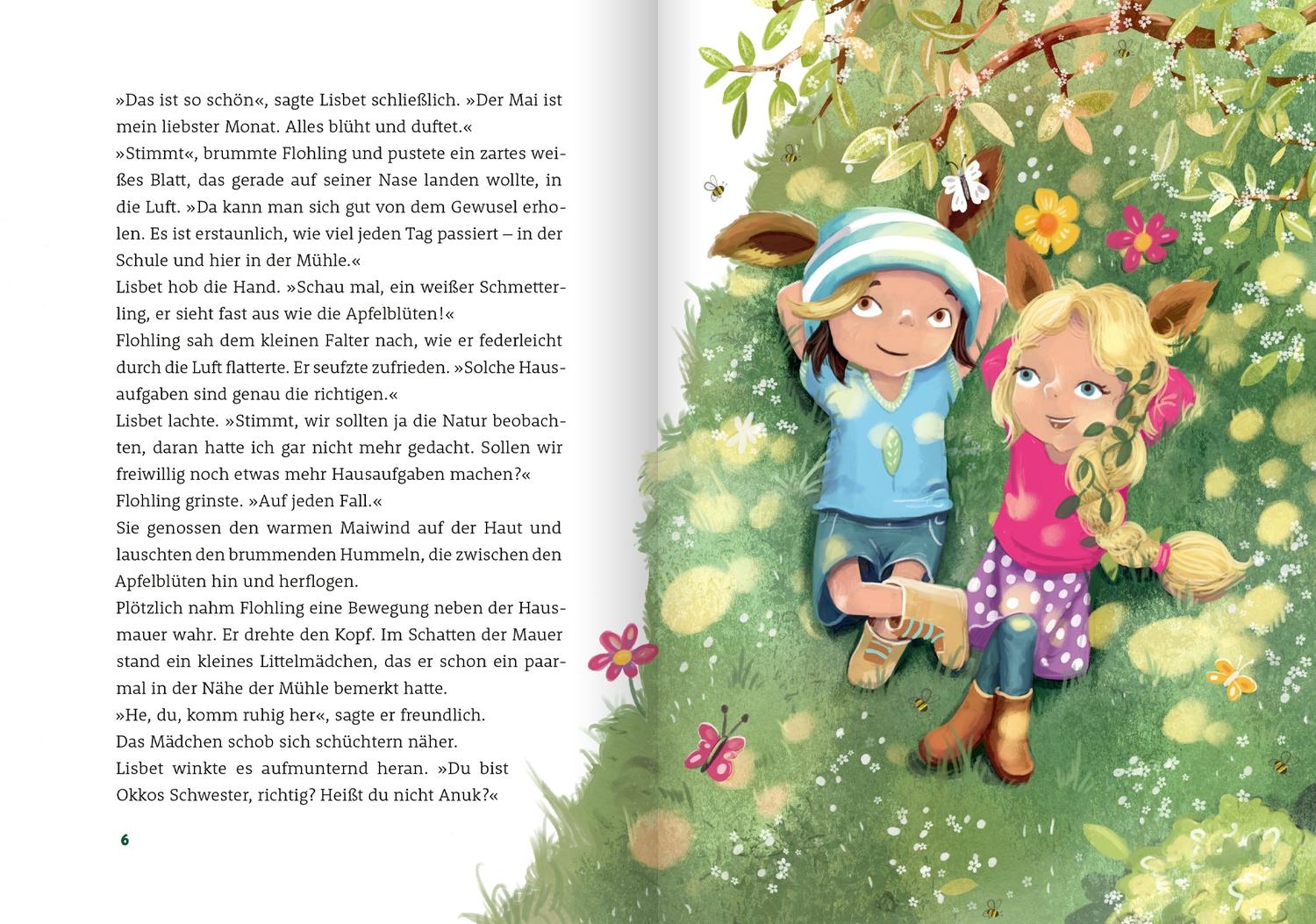 Beispielinhalt (Bild) Der kleine Flohling 3. Wunder im Littelwald