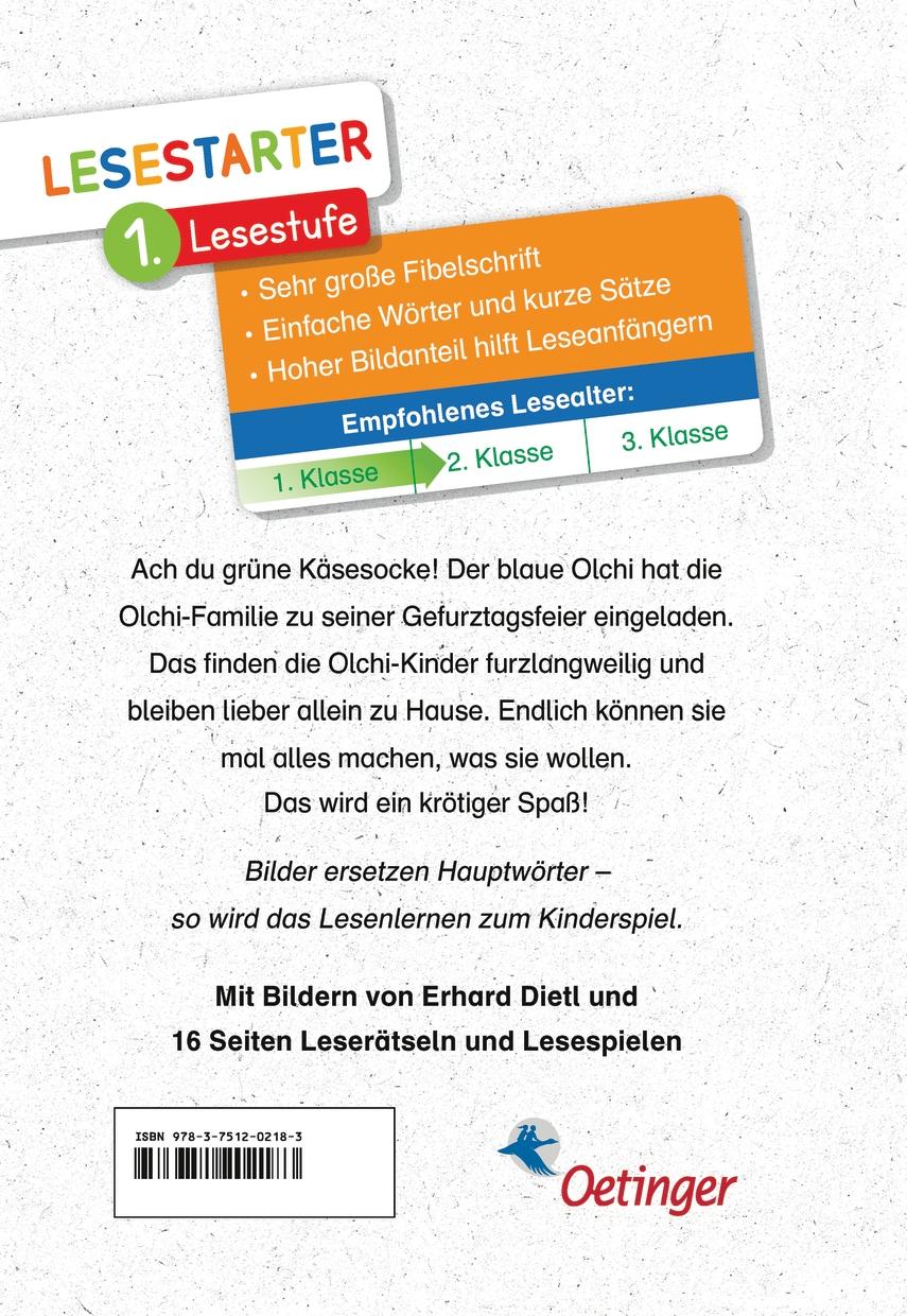 Rückseitencover Die Olchis. Allein auf dem Müllberg