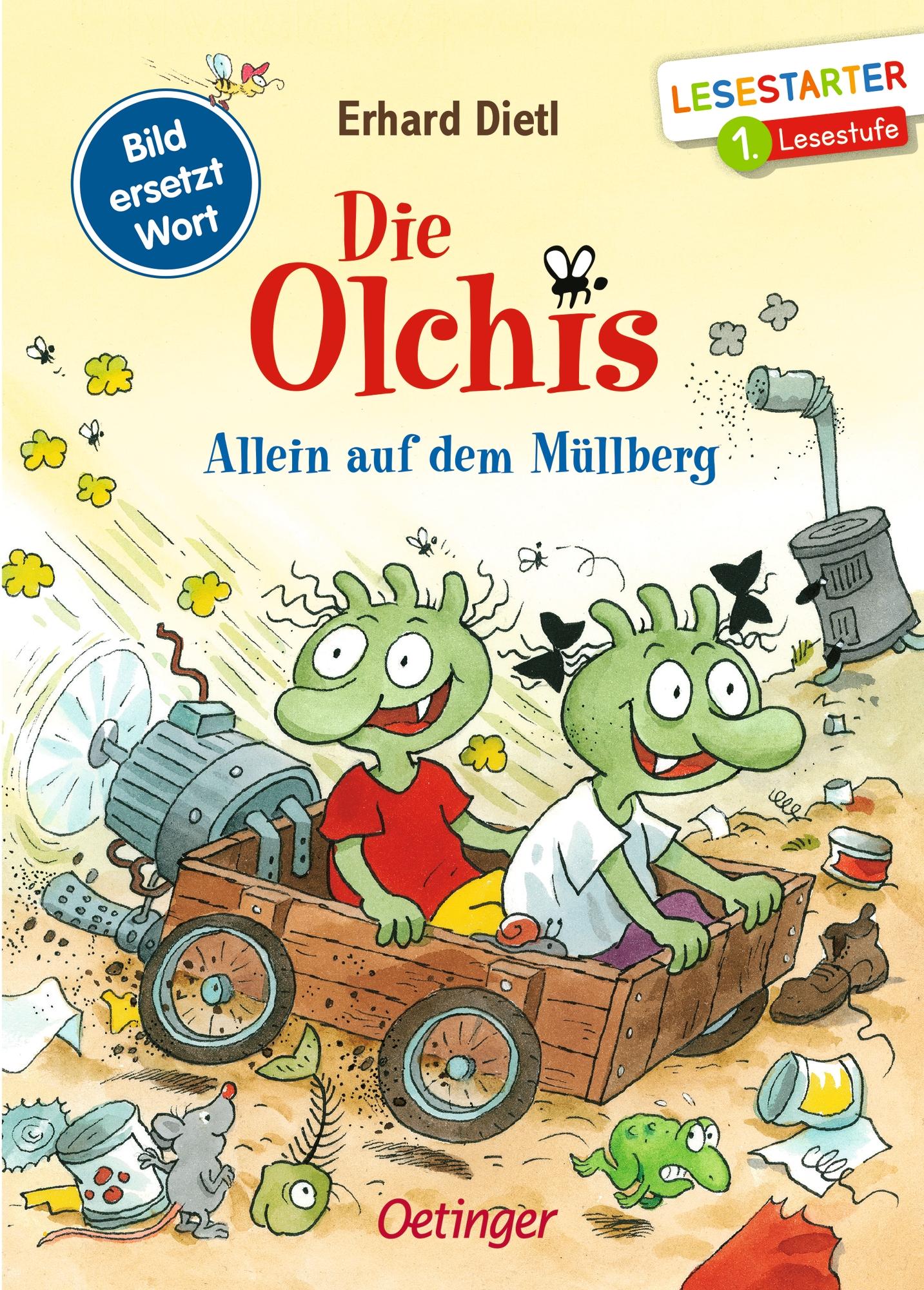Vorderes Coverbild Die Olchis. Allein auf dem Müllberg