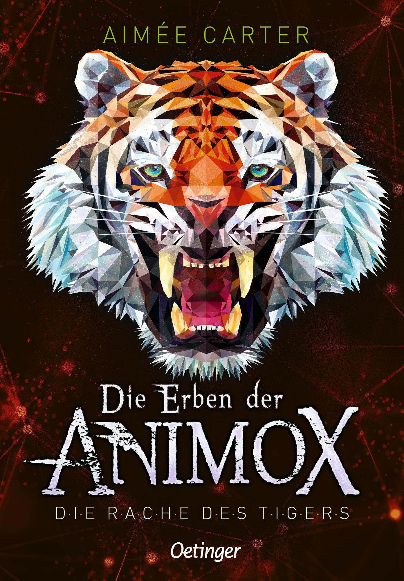 Vorderes Coverbild Die Erben der Animox 5. Die Rache des Tigers