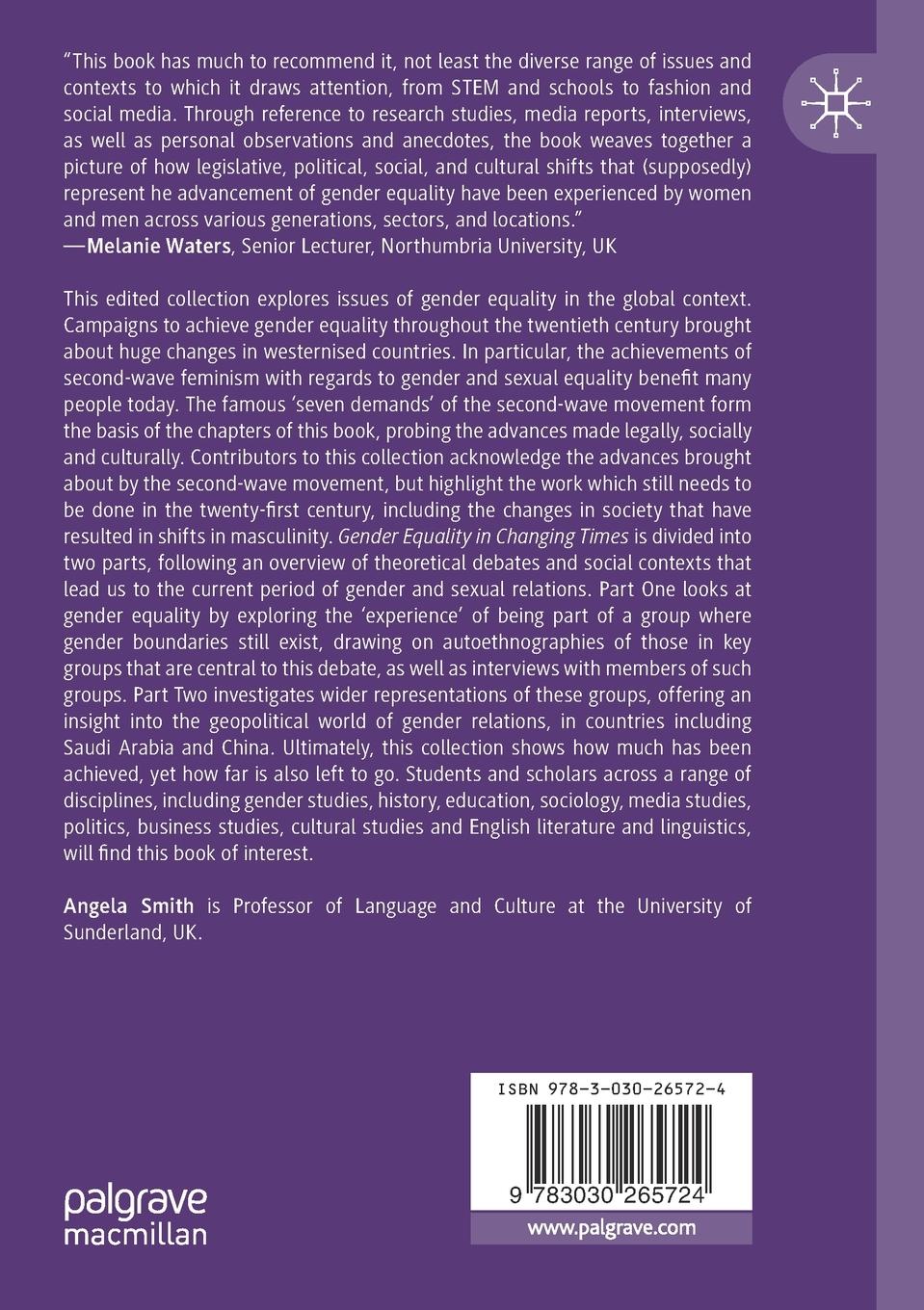 Rückseitencover Gender Equality in Changing Times