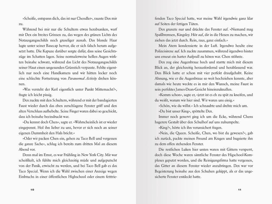 Beispielinhalt (Bild) Kiss Me Now- Kiss the Bodyguard, Band 3 (Knisternde Romance von SPIEGEL-Bestsellerautorin Stella Tack)