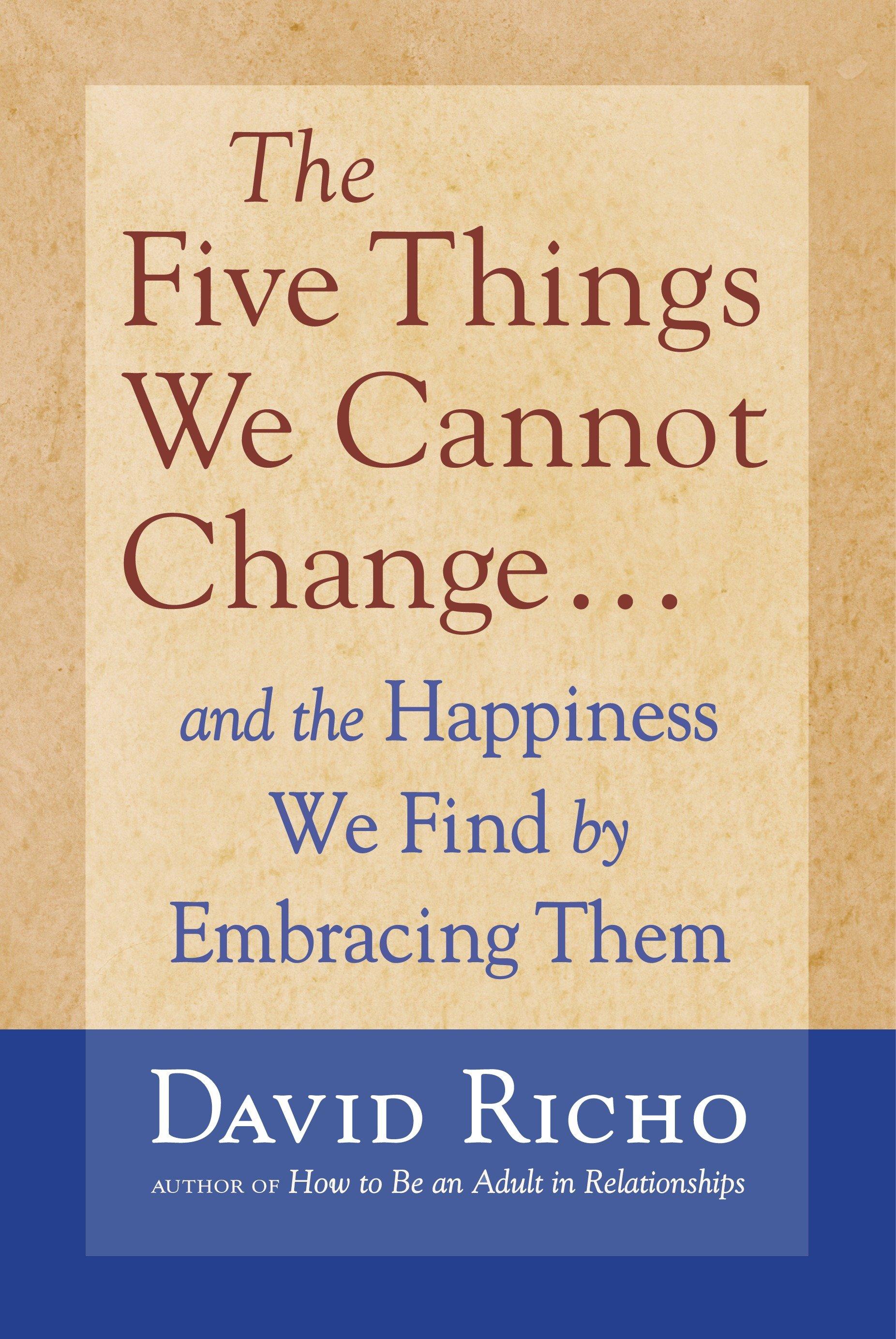 Vorderes Coverbild The Five Things We Cannot Change
