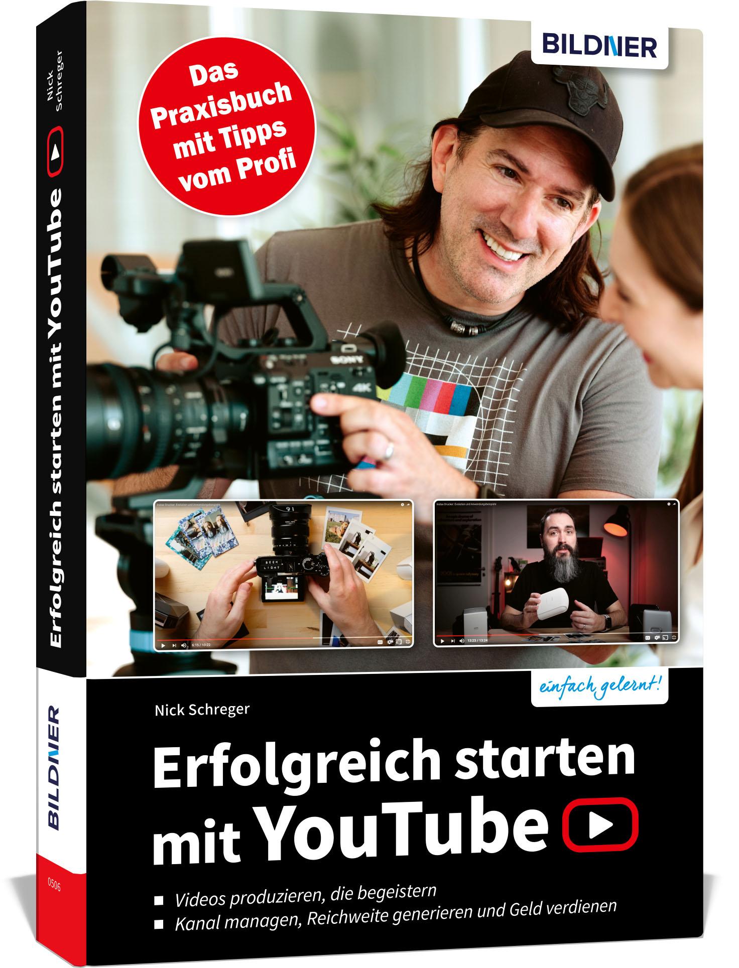 Vorderes Coverbild Erfolgreich starten mit YouTube