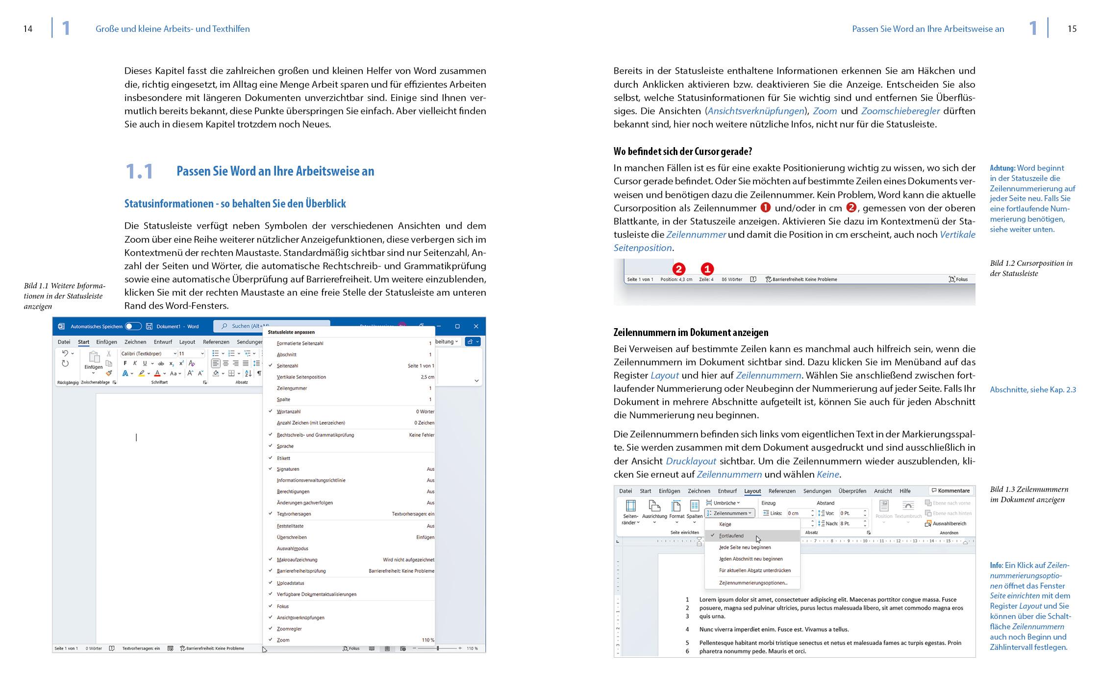 Beispielinhalt (Bild) Word 2021 - Stufe 2: Aufbauwissen