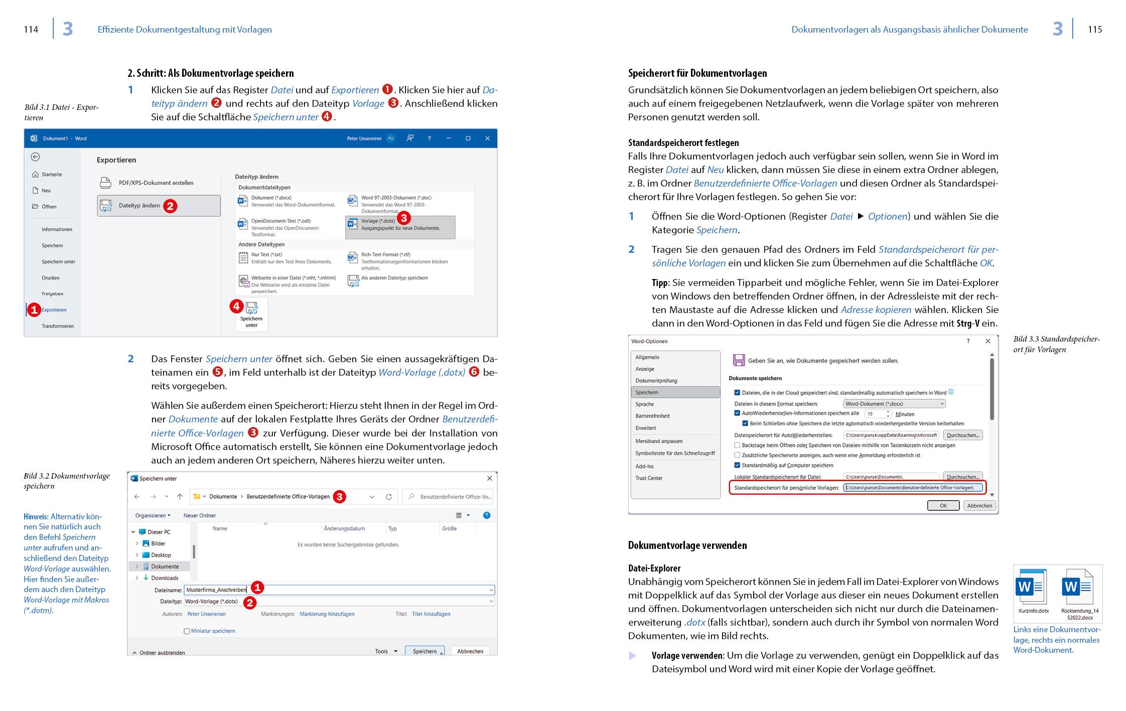 Beispielinhalt (Bild) Word 2021 - Stufe 2: Aufbauwissen