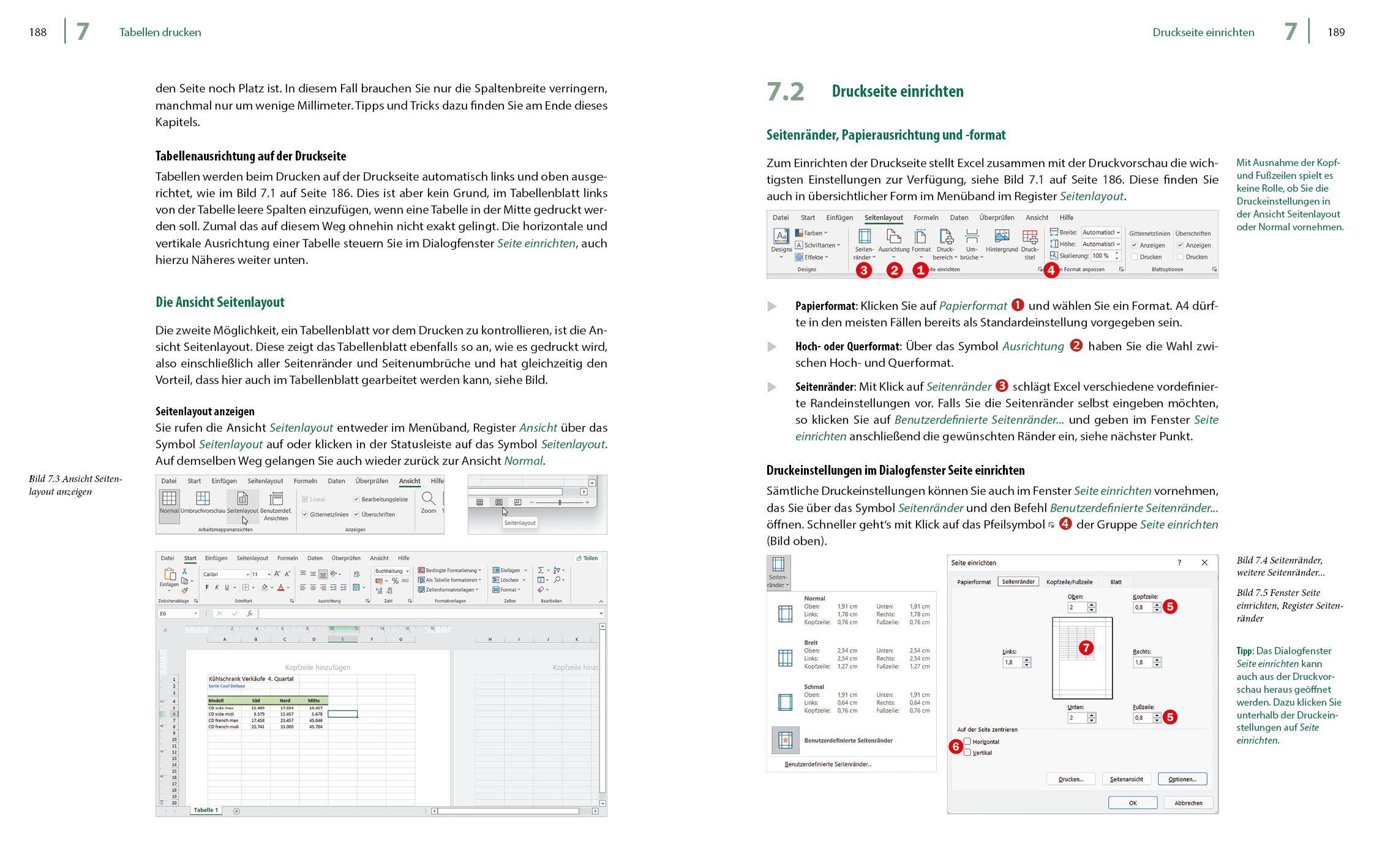 Beispielinhalt (Bild) Excel 2021 - Stufe 1: Grundlagen