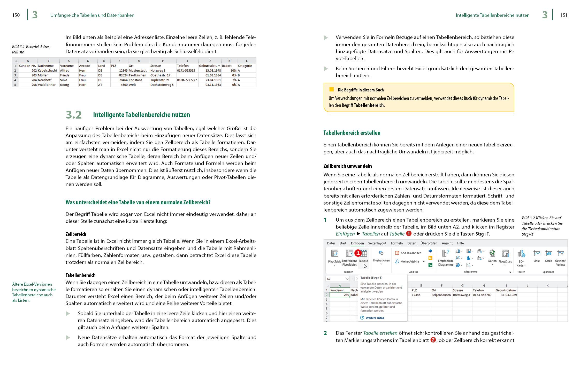 Beispielinhalt (Bild) Excel 2021 - Stufe 2: Aufbauwissen