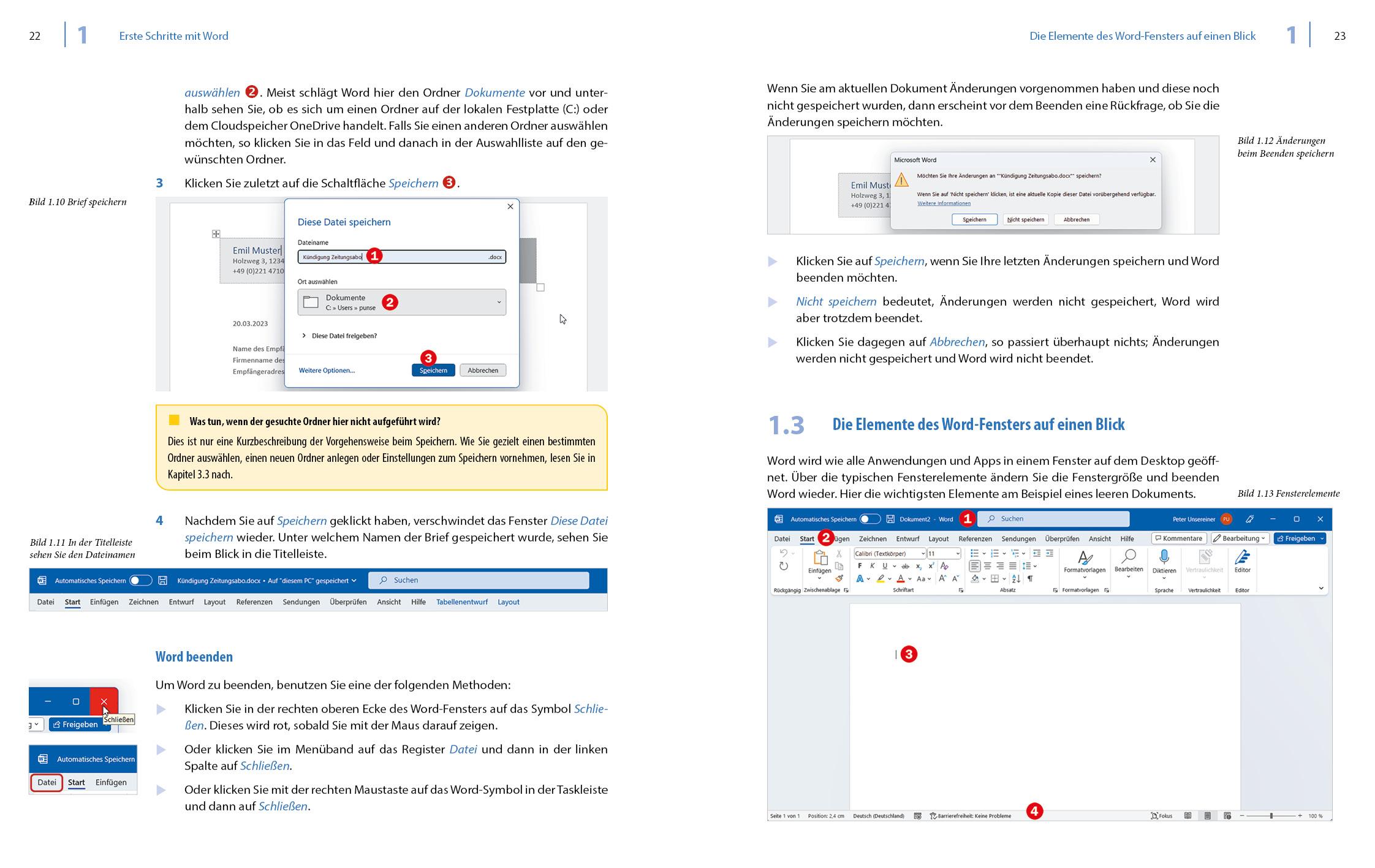 Beispielinhalt (Bild) Word 2021 - Stufe 1: Grundlagen