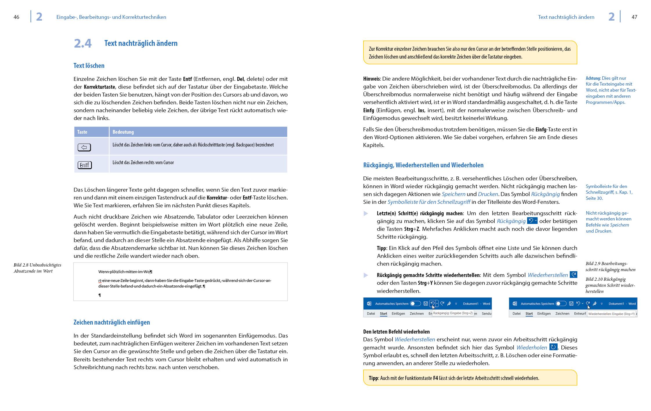 Beispielinhalt (Bild) Word 2021 - Stufe 1: Grundlagen
