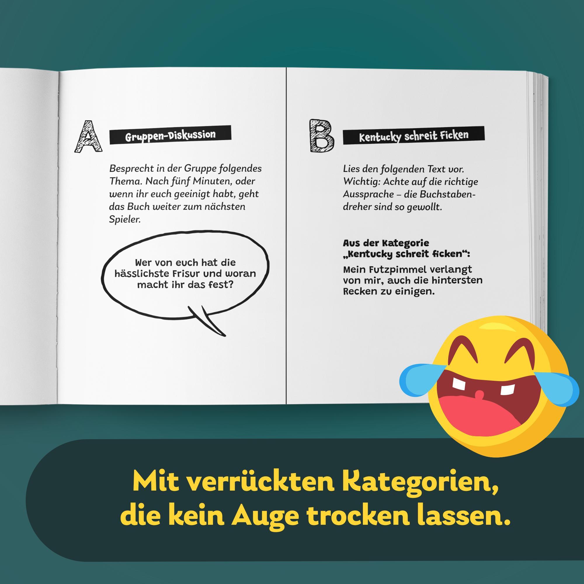 Beispielinhalt (Bild) Nicht lachen - Das Party-Spiel: Ab 18 Edition: LOL, wie lustig ist das denn?!