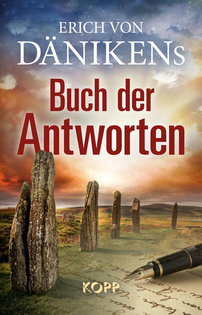 Vorderes Coverbild Erich von Dänikens Buch der Antworten