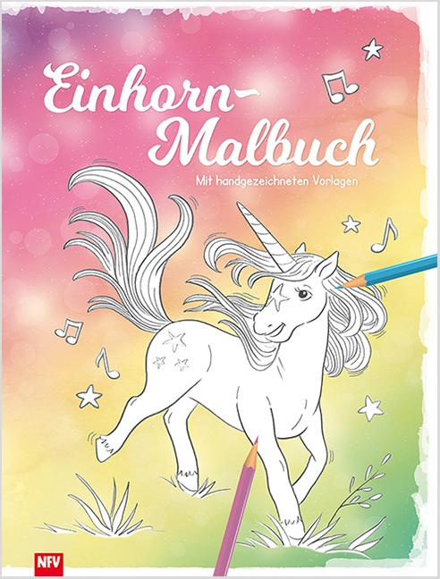 Vorderes Coverbild Einhorn - Malbuch