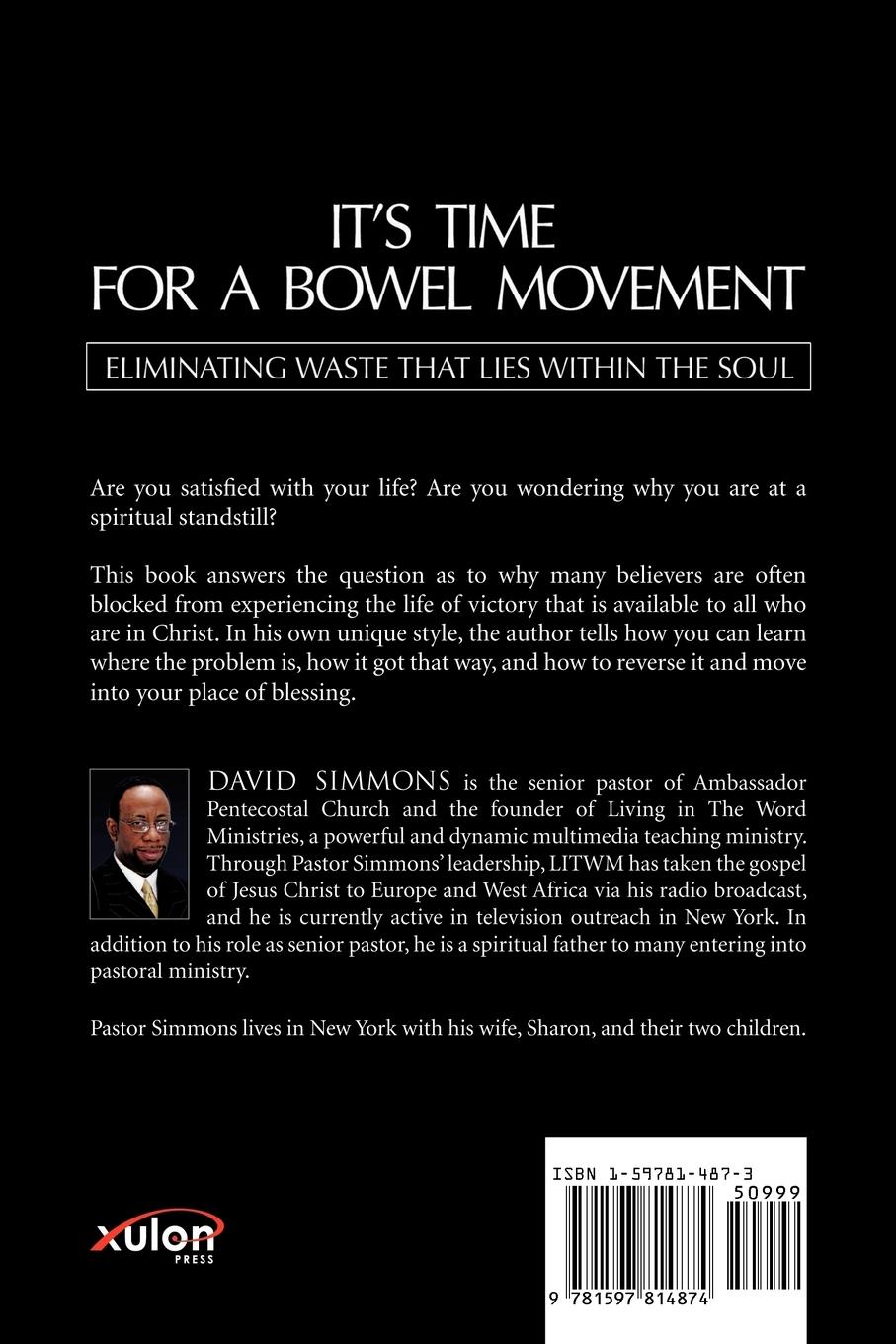 Rückseitencover It's Time For a Bowel Movement