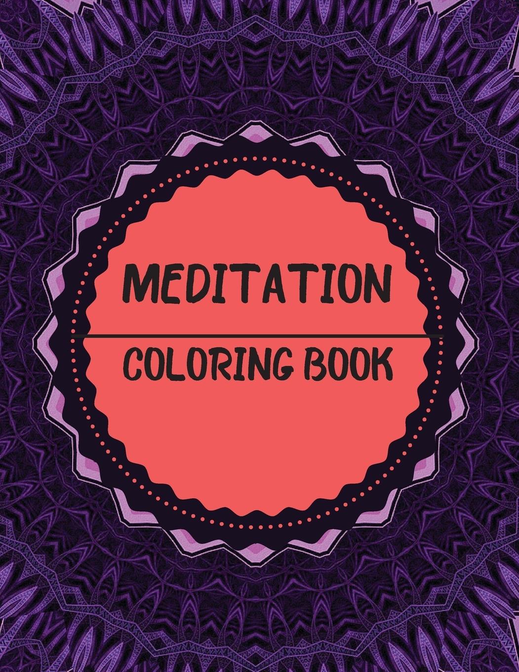 Vorderes Coverbild MEDITATION COLORING BOOK
