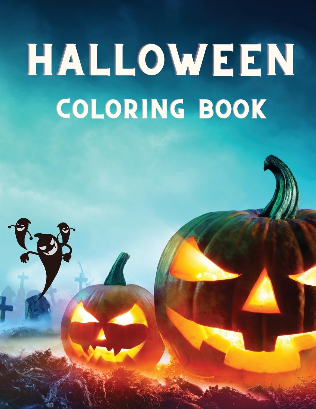 Vorderes Coverbild Halloween Coloring Book