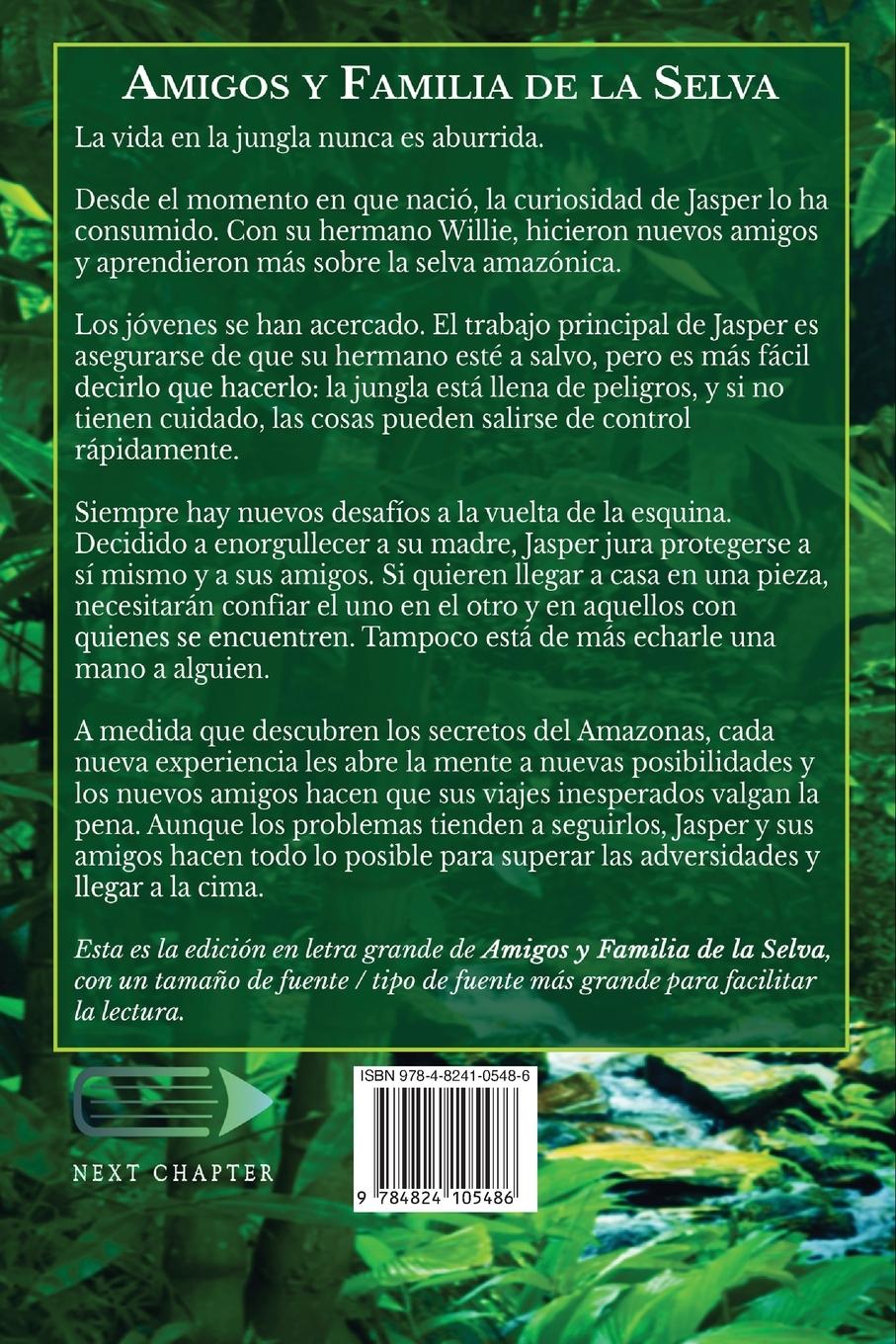 Rückseitencover Amigos y Familia de la Selva