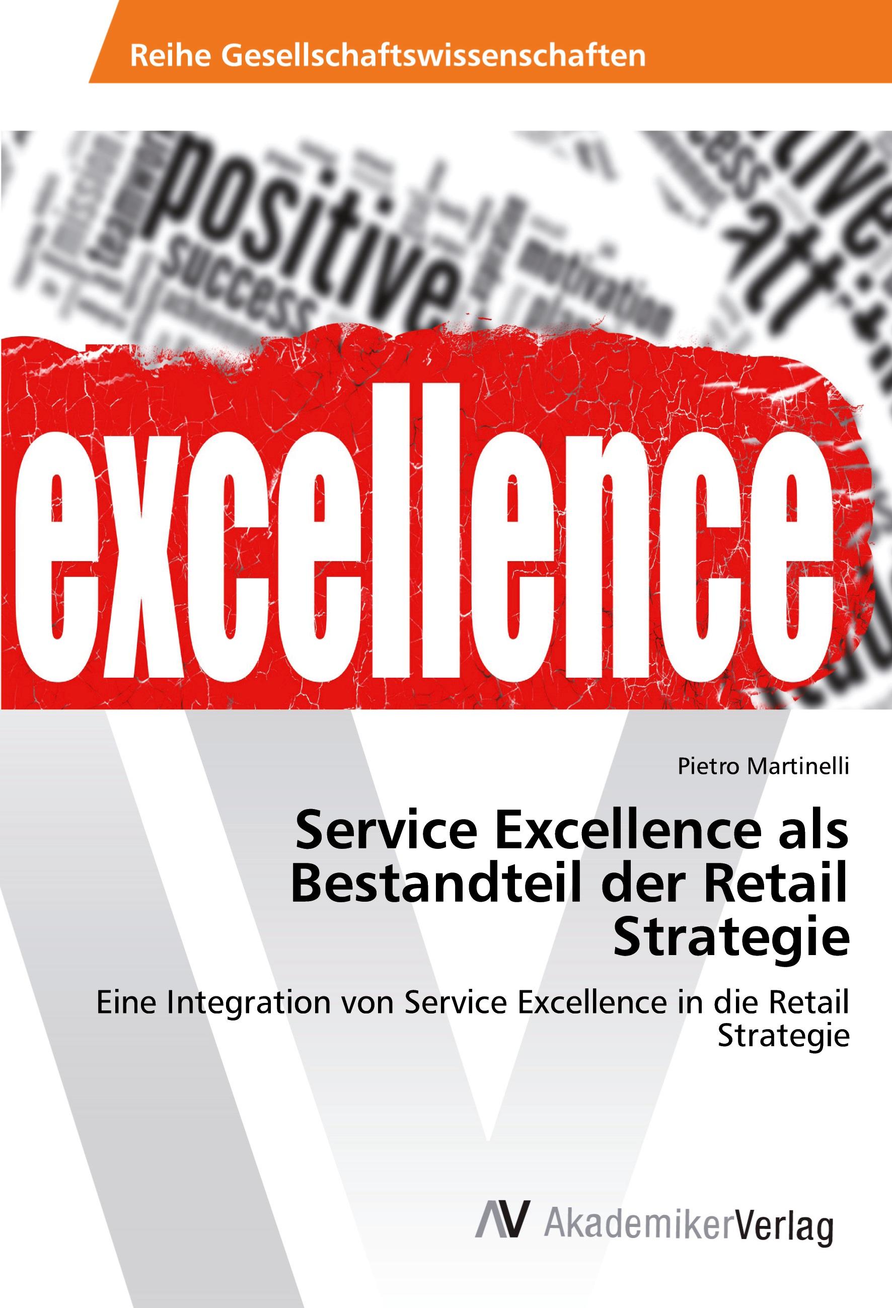 Vorderes Coverbild Service Excellence als Bestandteil der Retail Strategie