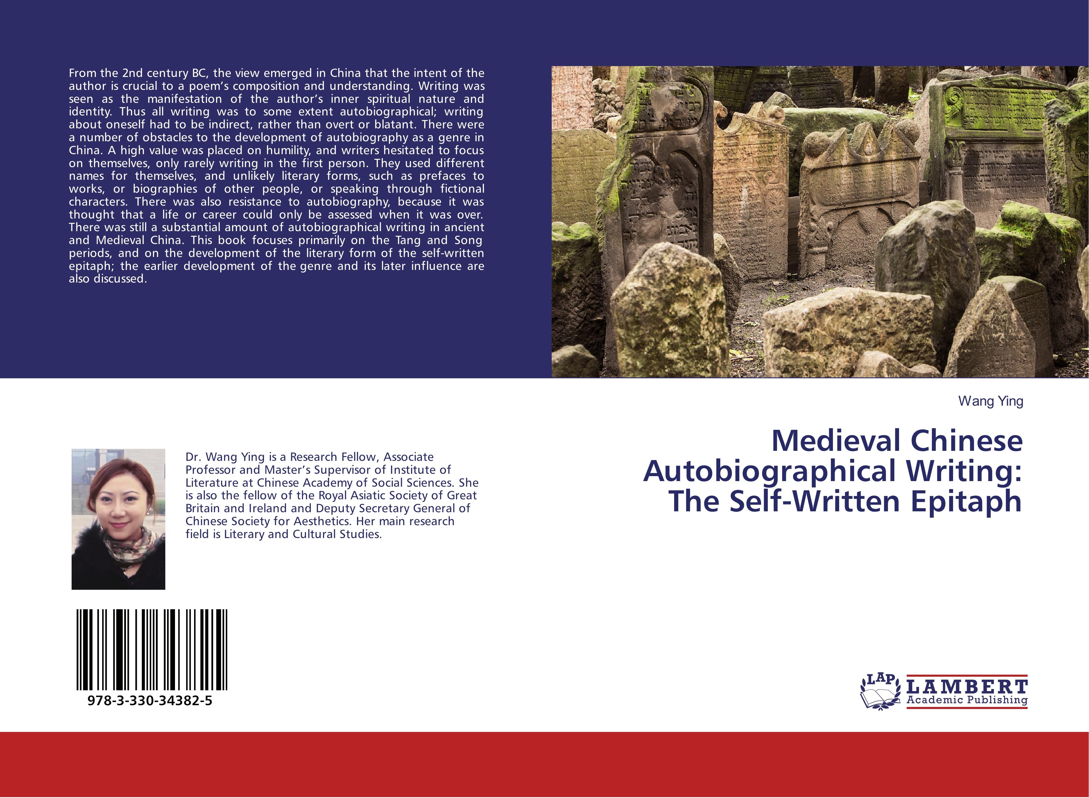 Vorderes Coverbild Medieval Chinese Autobiographical Writing: The Self-Written Epitaph