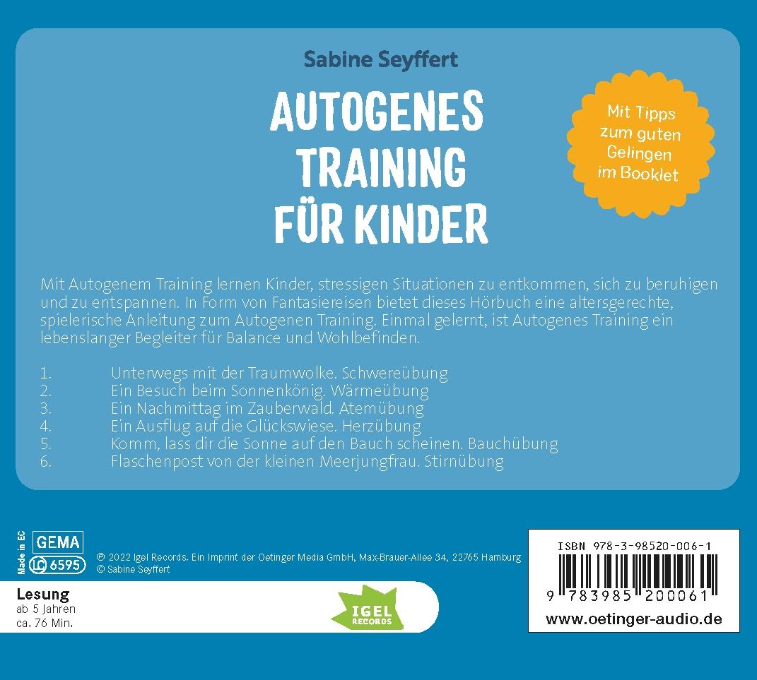 Rückseitencover FamilyFlow. Autogenes Training für Kinder