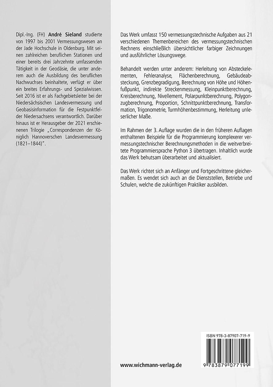 Rückseitencover Vermessungstechnisches Rechnen