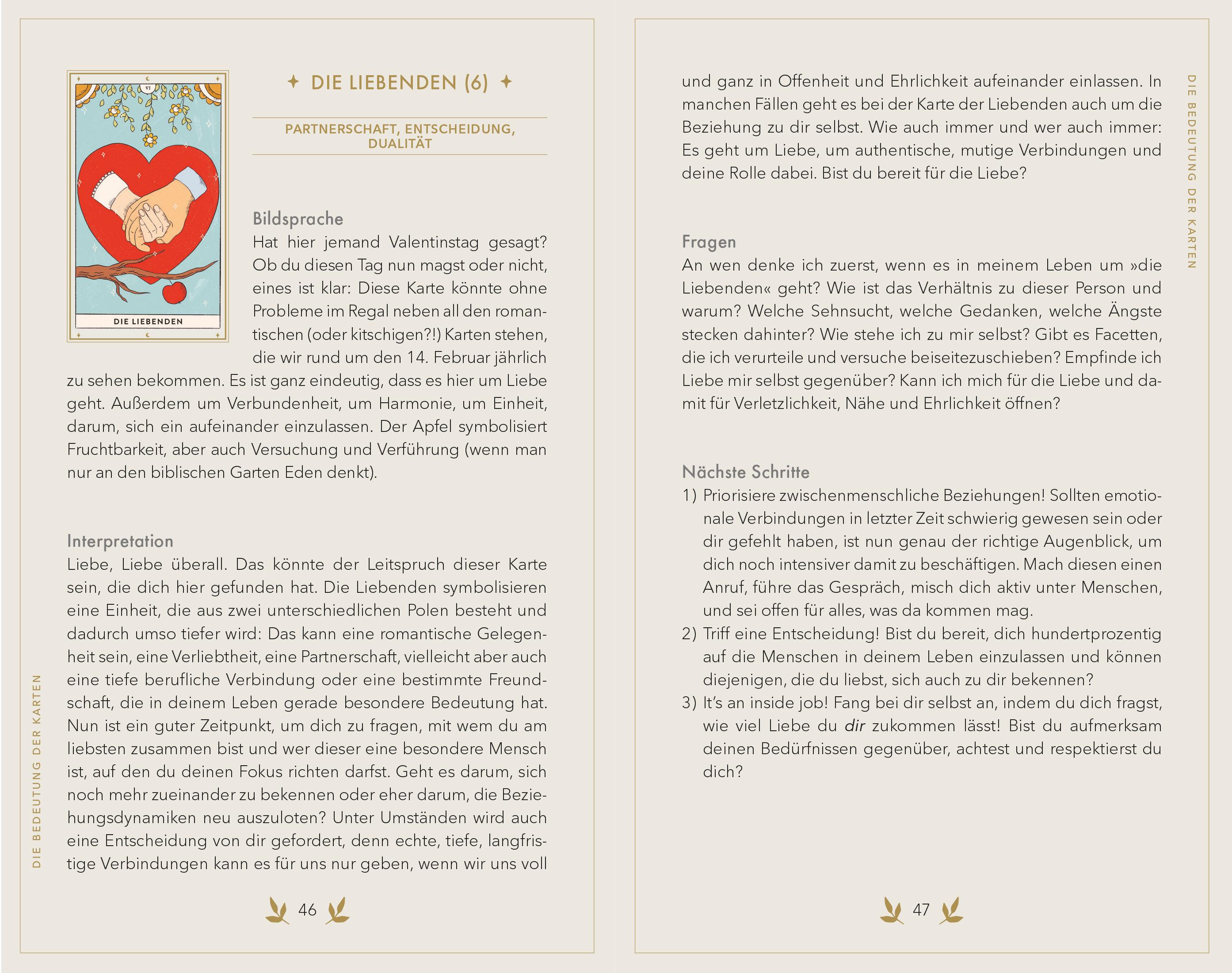 Beispielinhalt (Bild) Tarotkarten