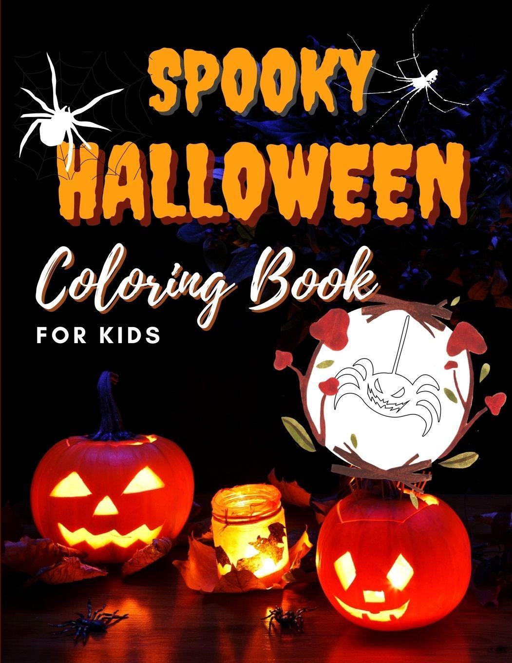 Vorderes Coverbild SPOOKY HALLOWEEN Coloring BOOK for KIDS