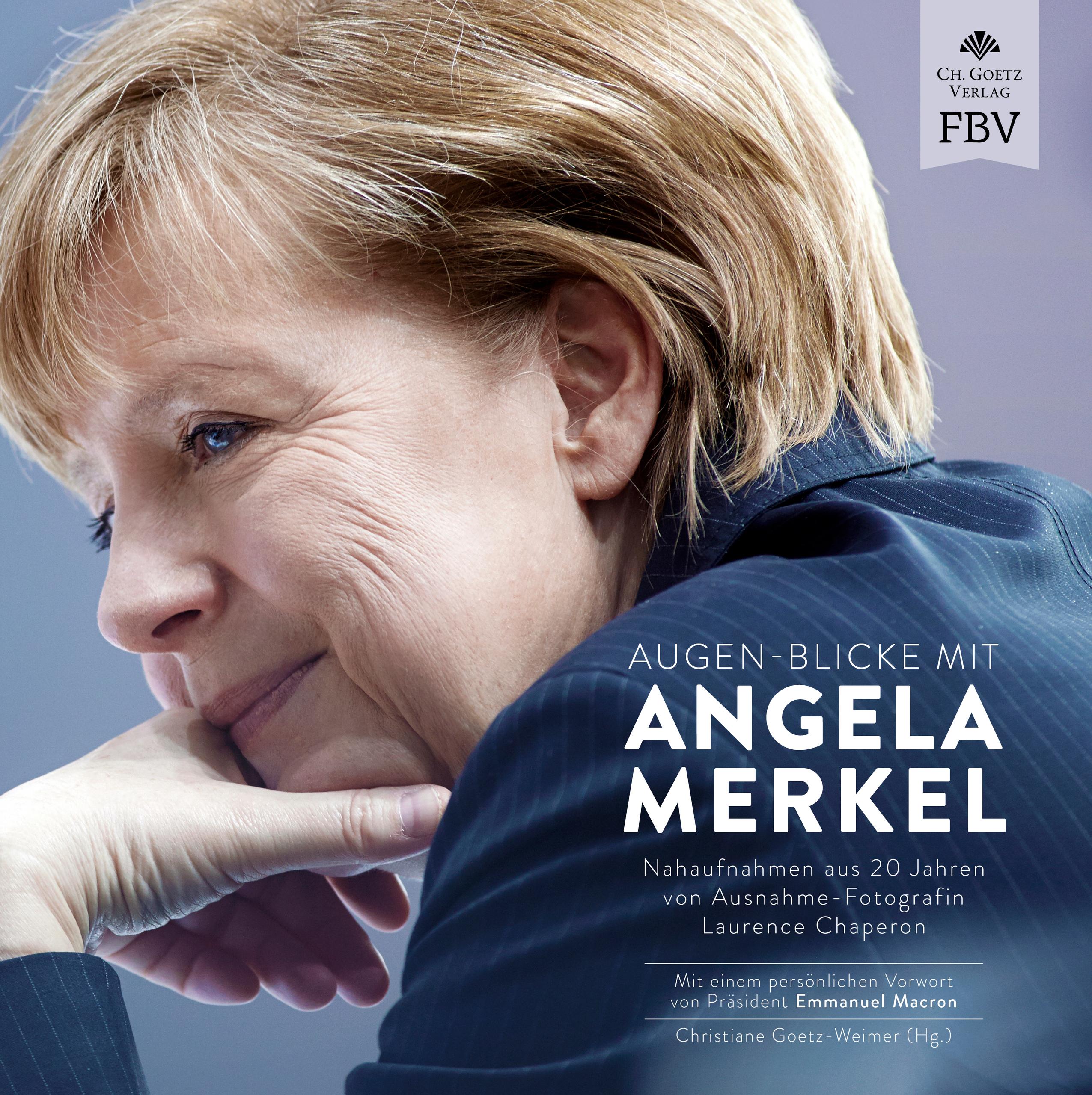 Vorderes Coverbild Augen-Blicke mit Angela Merkel