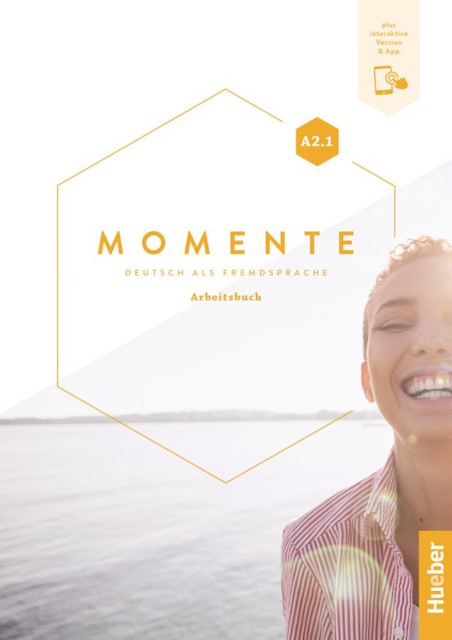 Vorderes Coverbild Momente A2.1. Arbeitsbuch plus interaktive Version