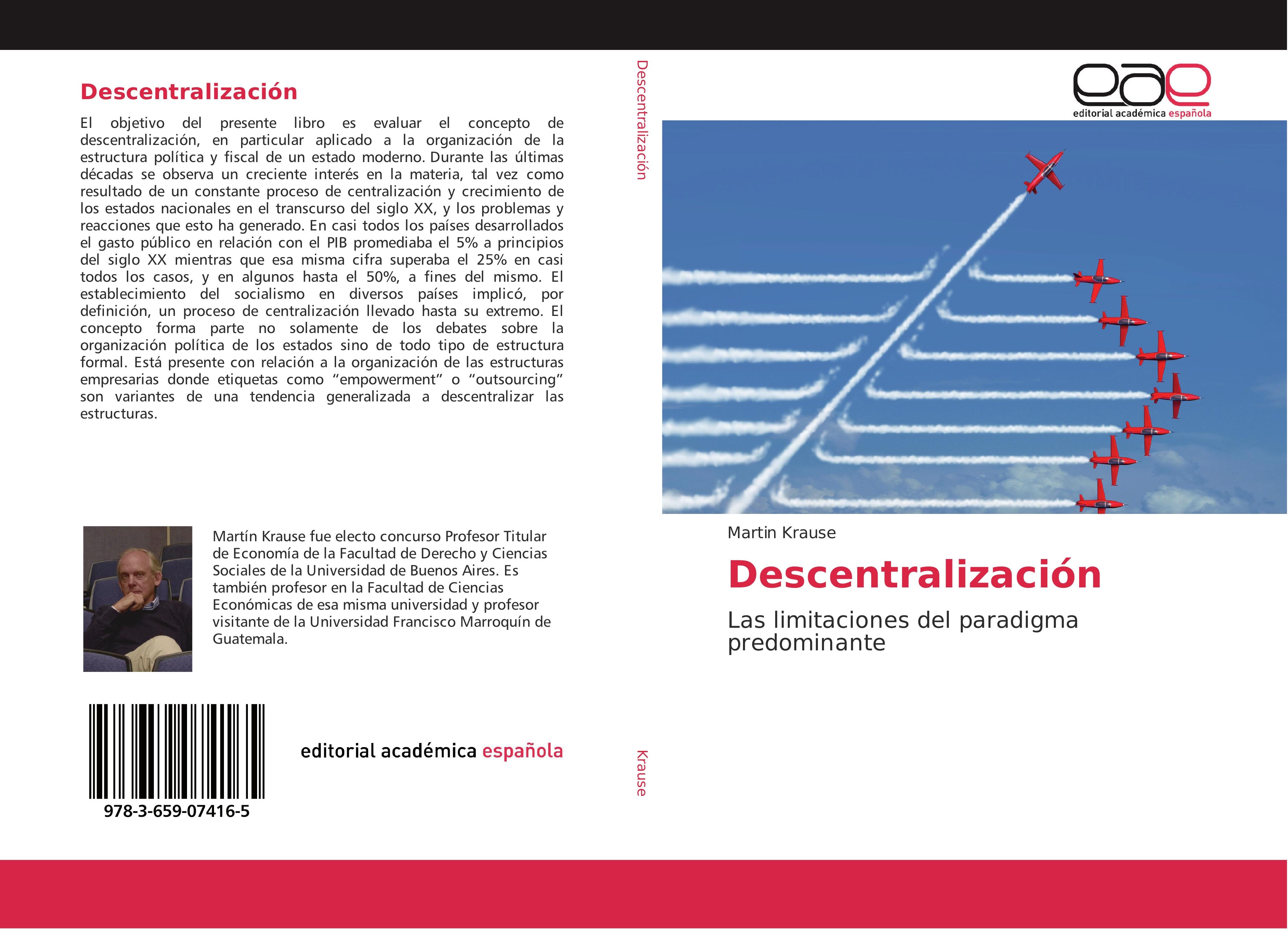 Vorderes Coverbild Descentralización