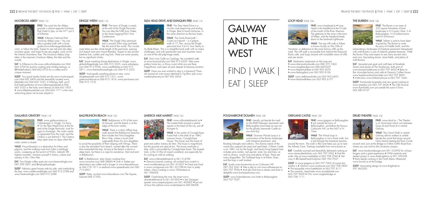 Beispielinhalt (Bild) Ireland the Best 100 Places