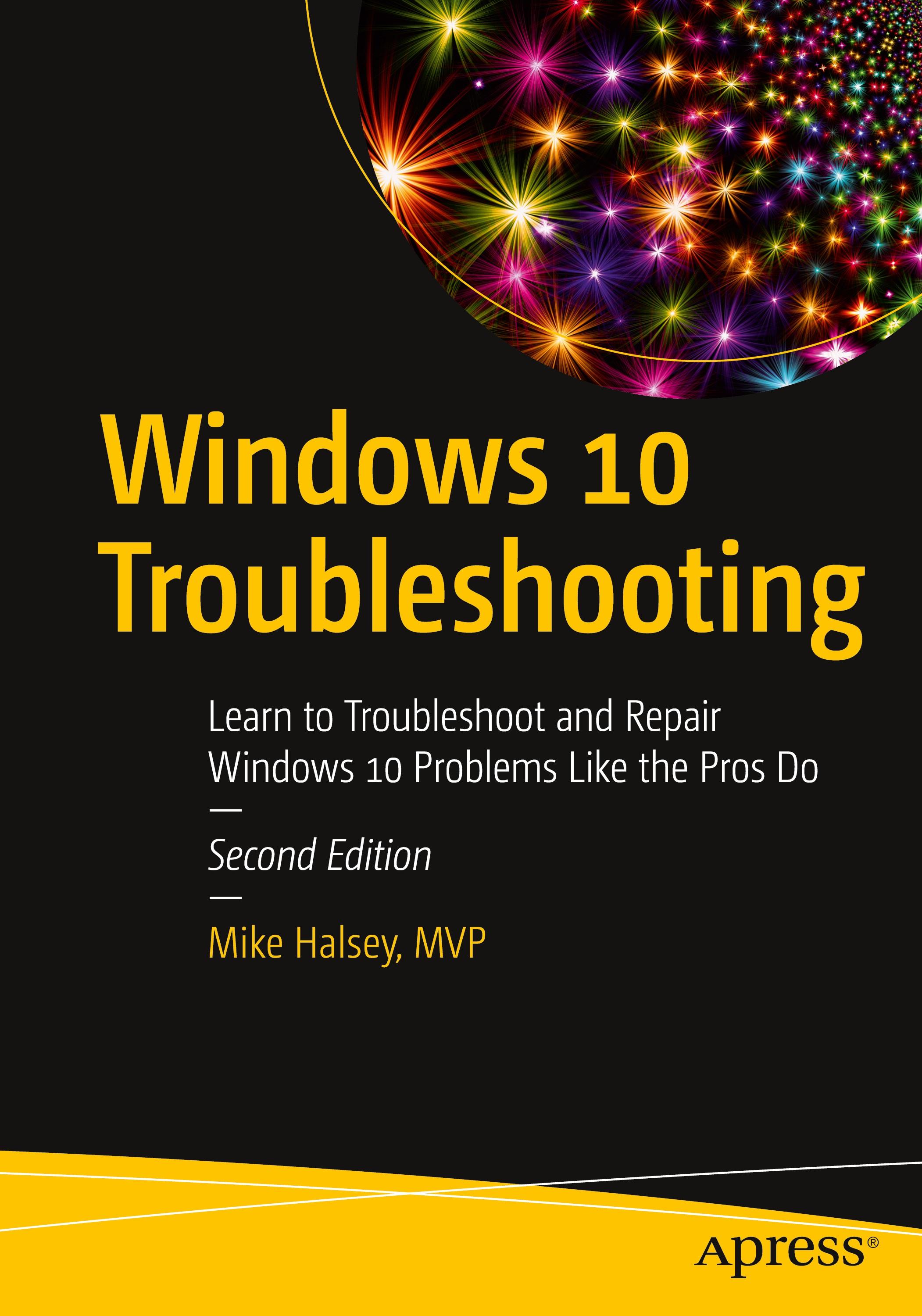 Vorderes Coverbild Windows 10 Troubleshooting