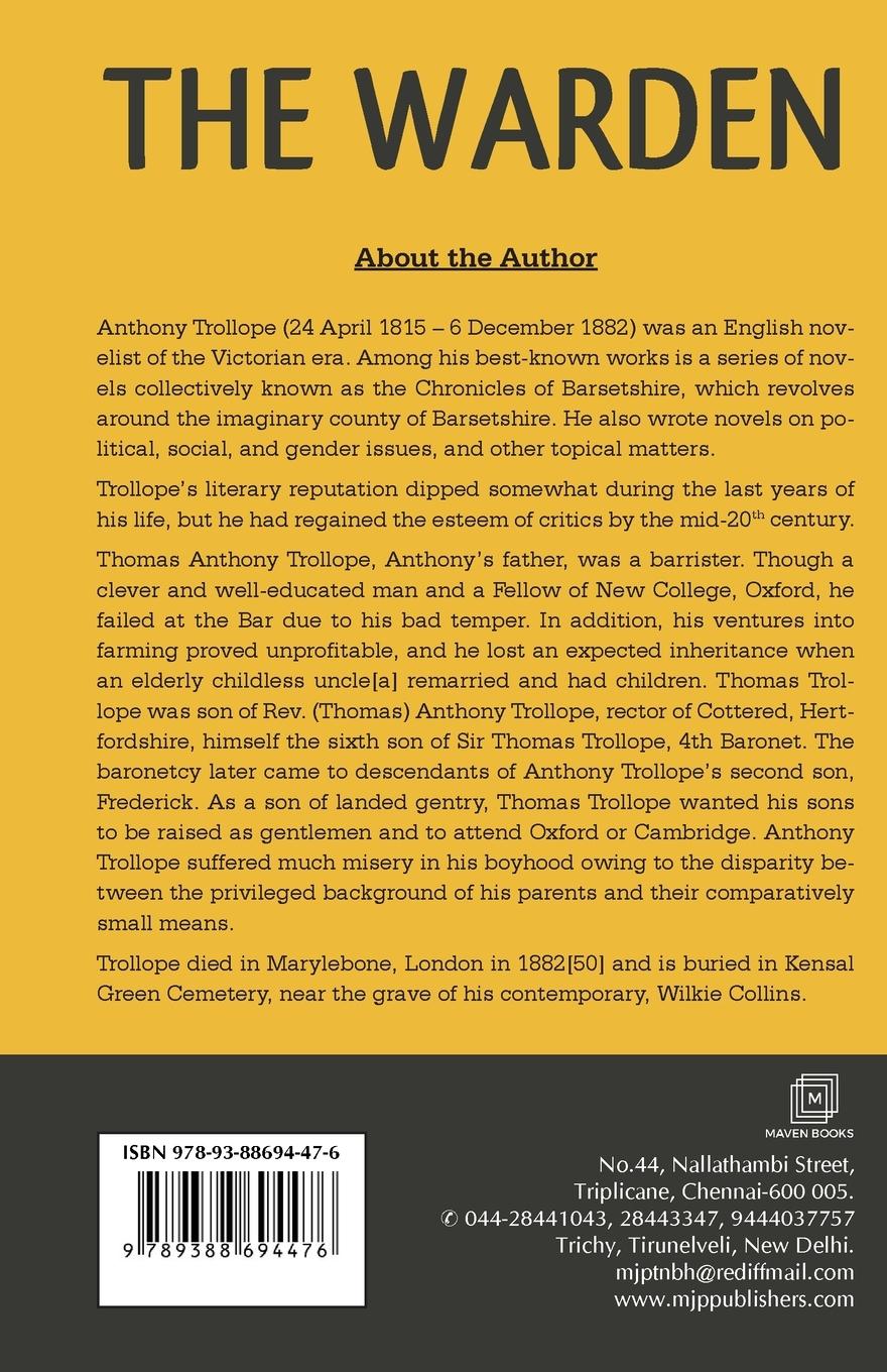 Rückseitencover THE WARDEN
