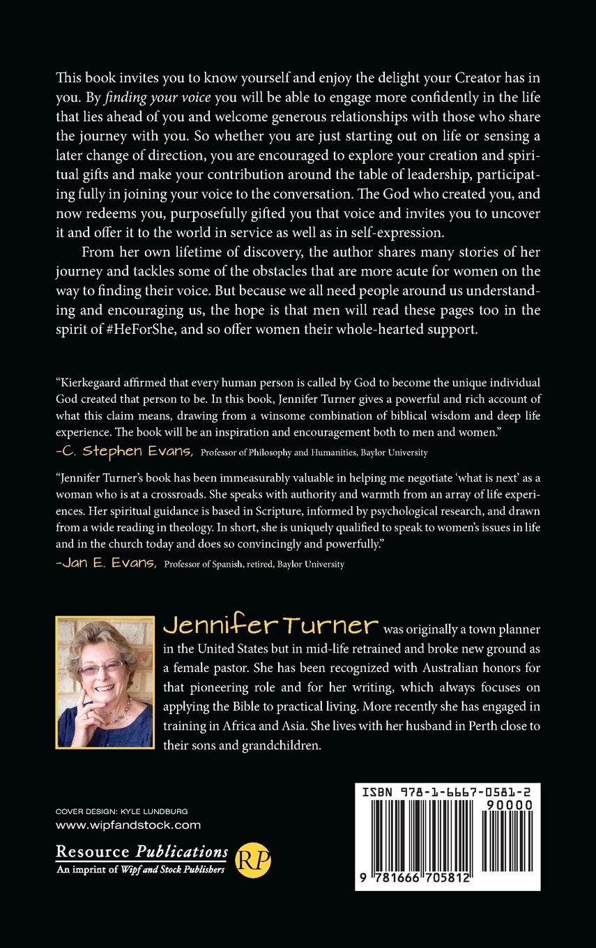 Rückseitencover Finding Your Voice